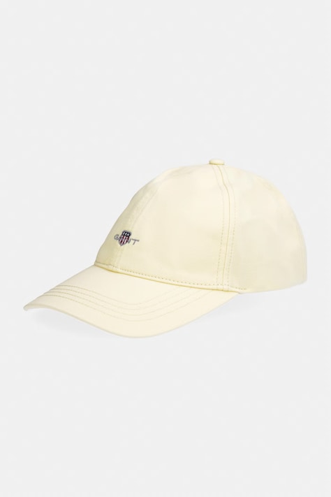 Gant czapka z daszkiem bawełniana kolor żółty 9901311