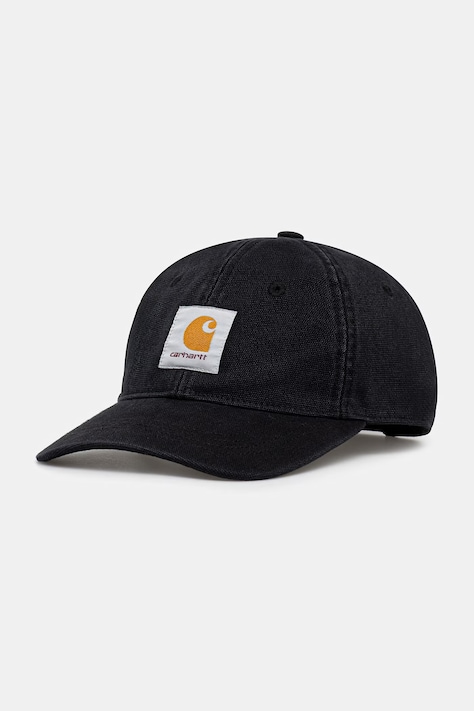 Carhartt WIP Canvas Cap czapka z daszkiem bawełniana męska czarna I036654.8906