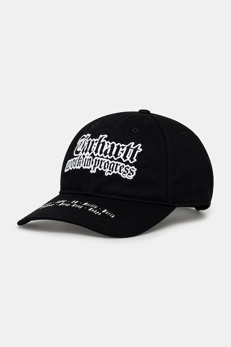 Carhartt WIP World Tour Cap czapka z daszkiem bawełniana męska czarna I036341.0D2XX