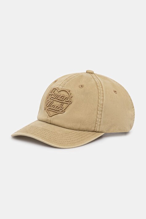 Human Made 6PANEL CAP baseball cap bawełniana damska beżowa HM31GD021