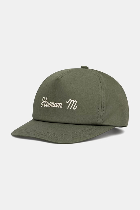 Human Made berretto con visiera in cotone da uomo verde HM31GD017