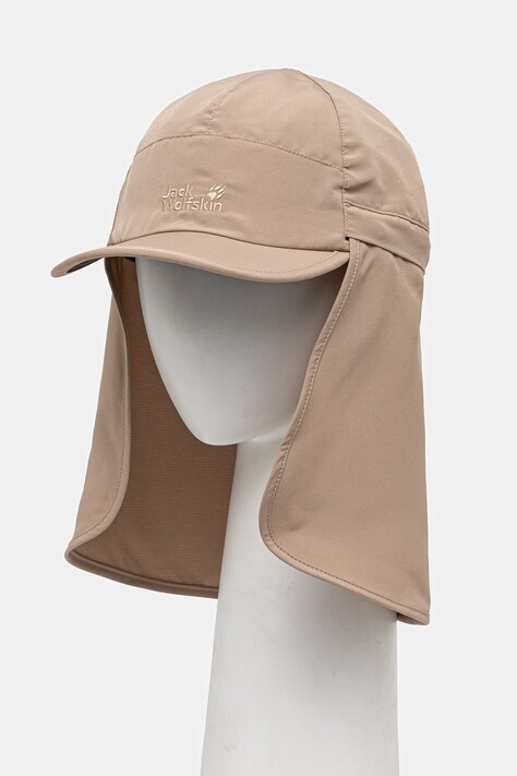 Jack Wolfskin czapka z daszkiem Canyon brązowa A65770