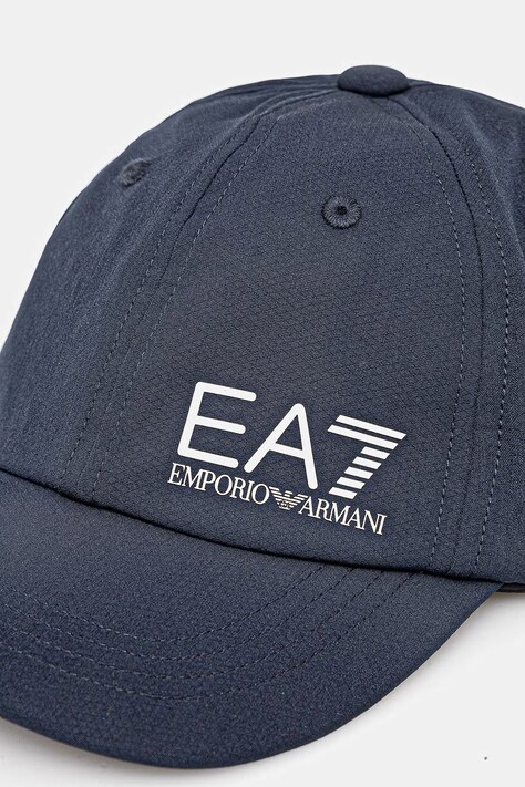 Кепка EA7 Emporio Armani — SS26-CAU01J, темно-синій — фото 2