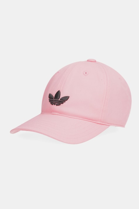 adidas Originals czapka z daszkiem bawełniana kolor różowy KC8034