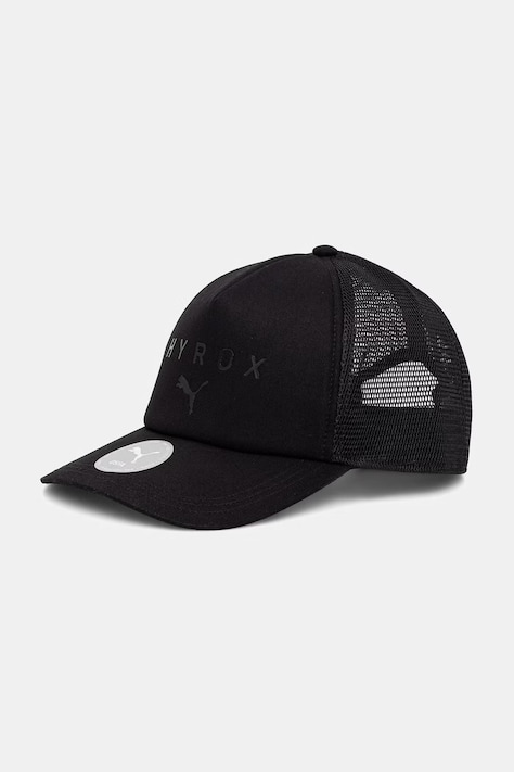 Кепка Puma Trucker HYROX колір чорний 026356