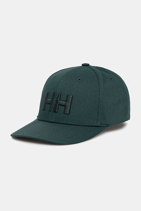 Helly Hansen czapka baseballowa bawełniana zielona 67648