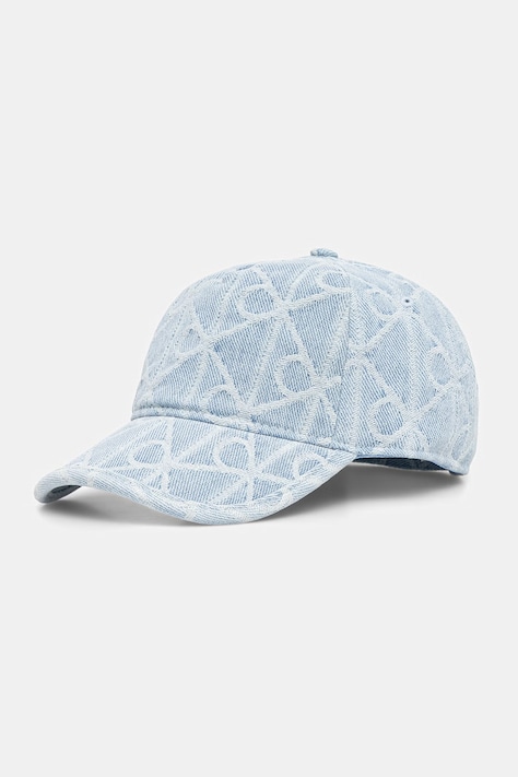 Calvin Klein kapa sa šiltom od trapera plava LV04F5069G