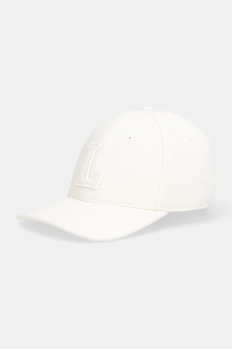 Lacoste czapka baseballowa beżowa RK1926