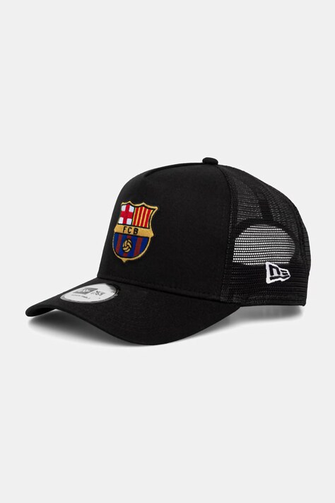 New Era czapka z daszkiem NEW ERA x FC BARCELONA kolor czarny 60846905