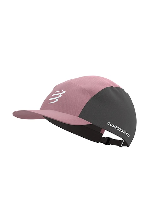 Compressport czapka z daszkiem EAT MY DUST! różowa XHWU1346
