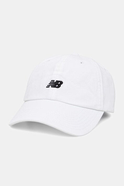 New Balance kapa sa šiltom pamučna bijela LAH51004WT