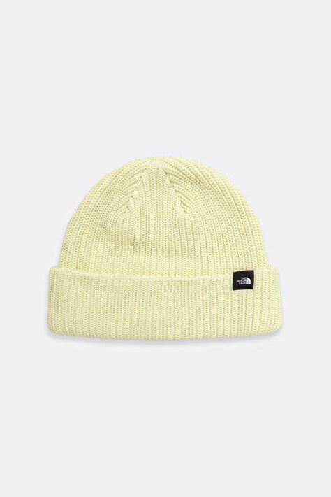 The North Face czapka TNF Fisherman Beanie kolor żółty NF0A55JGG6O1
