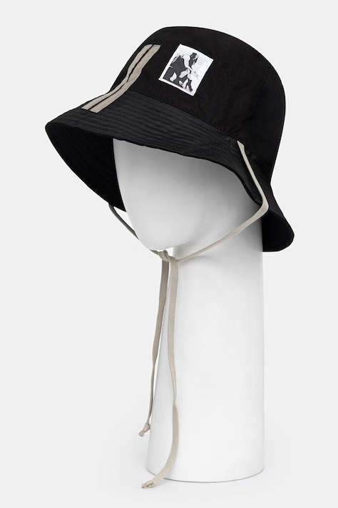 Rick Owens DRKSHDW Gilligan bucket hat czarny DA01F4479.NCV