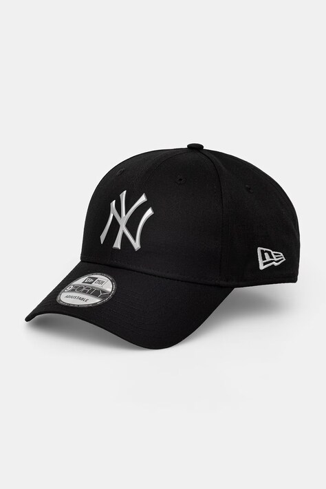 New Era czapka z daszkiem METALLIC 9FORTY® kolor czarny 60771846