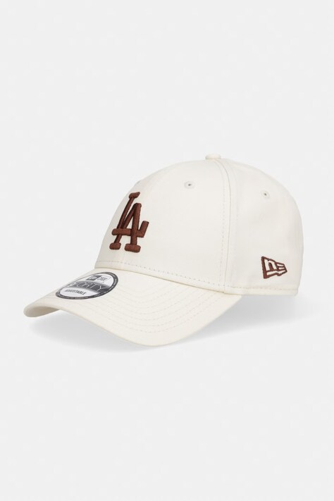 New Era czapka z daszkiem bawełniana LEAGUE ESSENTIAL 9FORTY® kolor beżowy 60771709