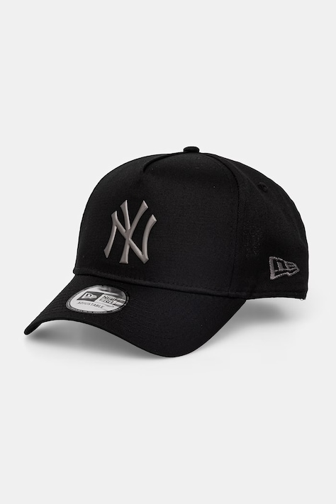 New Era czapka z daszkiem METALLIC E-FRAME kolor czarny 60771870