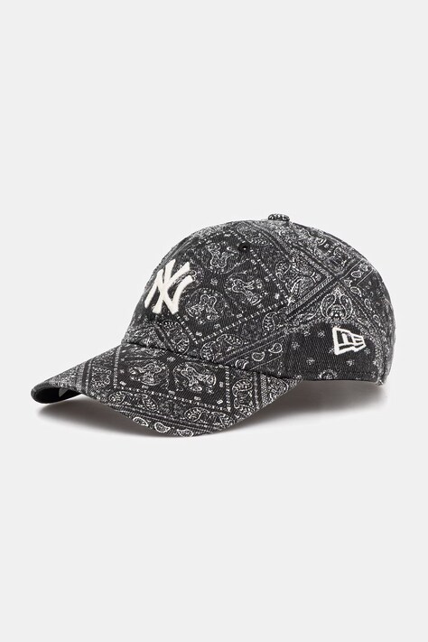 New Era czapka bejsbolowa WASHED PAISLEY 9TWENTY® czarna 60771827