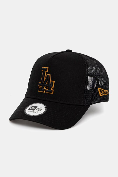 New Era czapka z daszkiem OUTLINE TRUCKER kolor czarny 60771720