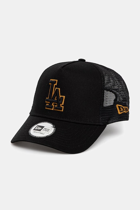 New Era czapka z daszkiem OUTLINE TRUCKER kolor czarny 60771720