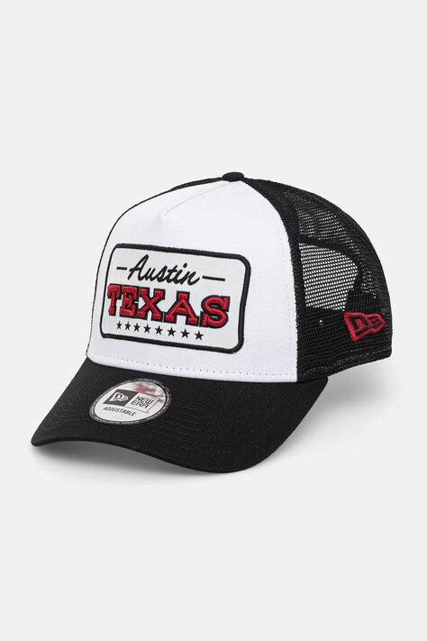 New Era czapka z daszkiem LOCATION PATCH TRUCKER kolor czarny 60771864