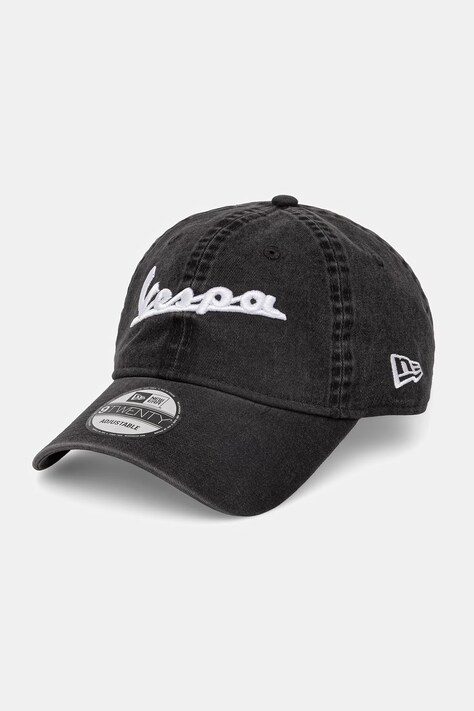 New Era czapka z daszkiem bawełniana VESPA WASHED 9TWENTY® kolor czarny 60772145