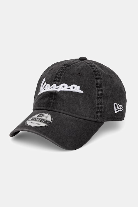 New Era czapka z daszkiem bawełniana VESPA WASHED 9TWENTY® kolor czarny 60772145
