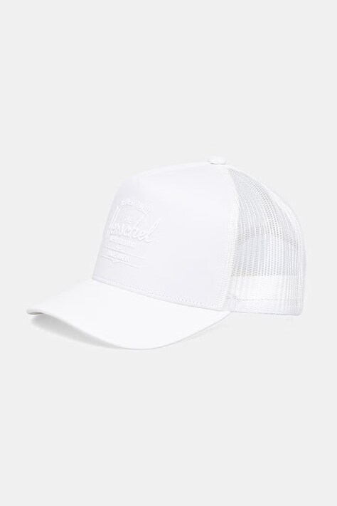 Herschel czapka z daszkiem trucker Whaler Tall Mesh beżowa 50552-06694-OS