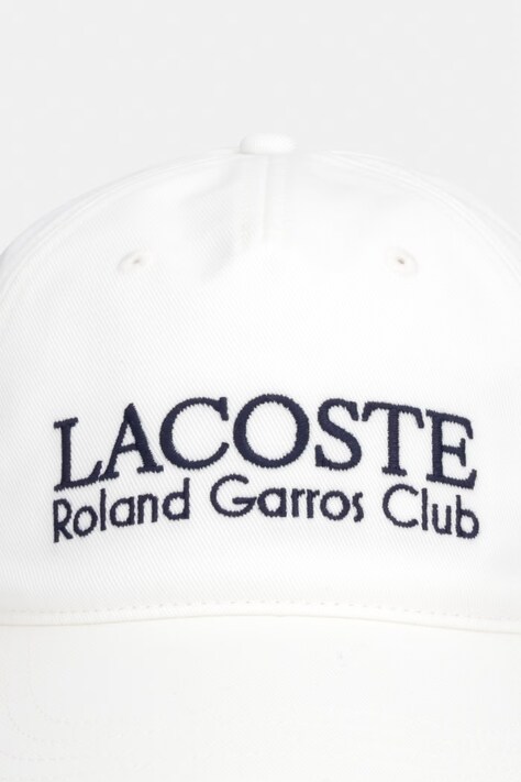 Lacoste кепка бавовняна — SS26-CAU0DD, бежевий — фото 2