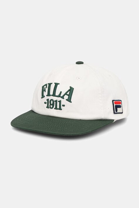 Fila czapka bejsbolówka bawełniana FIRENZE biała FCU0177