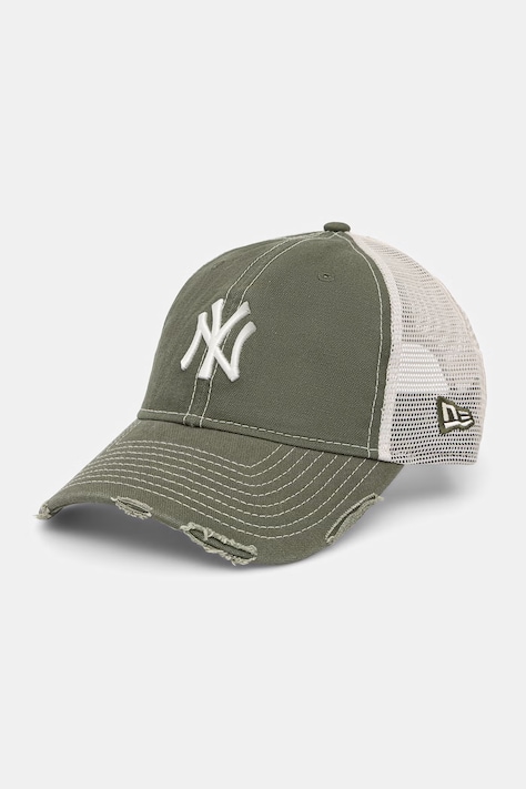 New Era czapka z daszkiem trucker CANV 920 TRUCKER NYY zielona 60856386