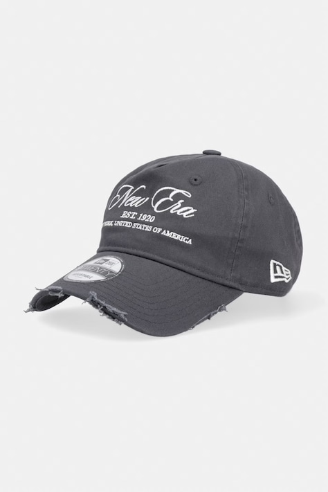 New Era czapka bejsbolówka bawełniana WASH DISTRESS 920 czarna 60856356