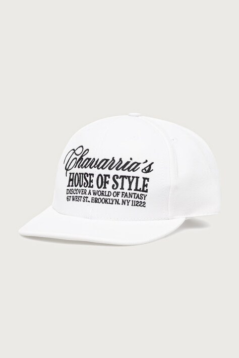 Willy Chavarria CHAVARRIA FASHION SERVICE snapback white WCASC0081