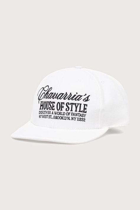 Willy Chavarria CHAVARRIA FASHION SERVICE snapback white WCASC0081