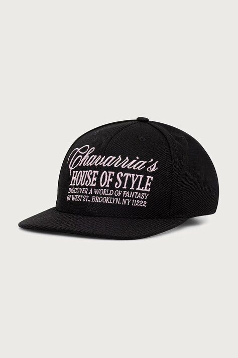 Willy Chavarria CHAVARRIA FASHION SERVICE snapback čierny WCASC0081