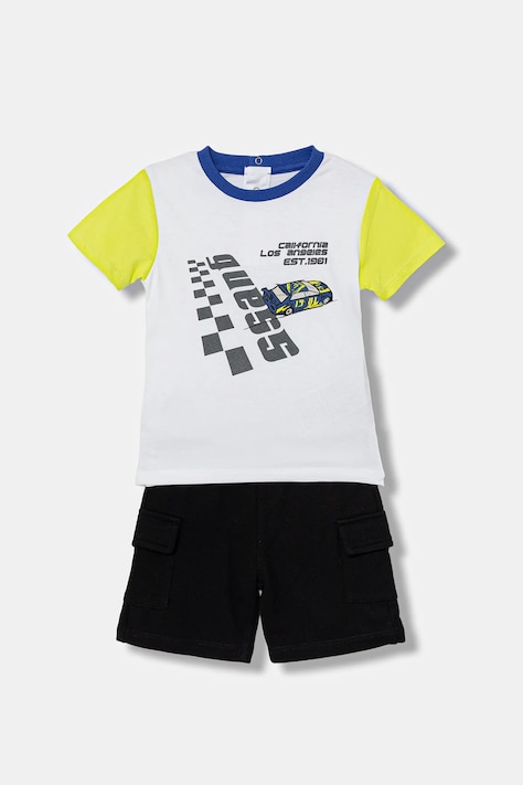 Guess komplet dresowy niemowlęcy 2-pack kolor biały I6RG01 K8HM4