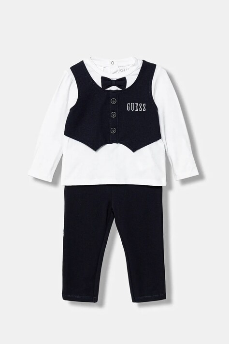 Guess komplet niemowlęcy kolor granatowy I6RG06 J1300