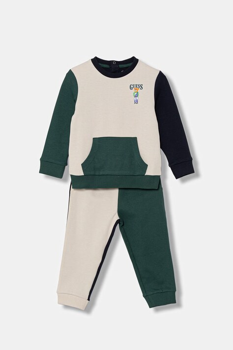 Бебешки анцуг Guess (2 части) в бежово I6RG14 KCCH0
