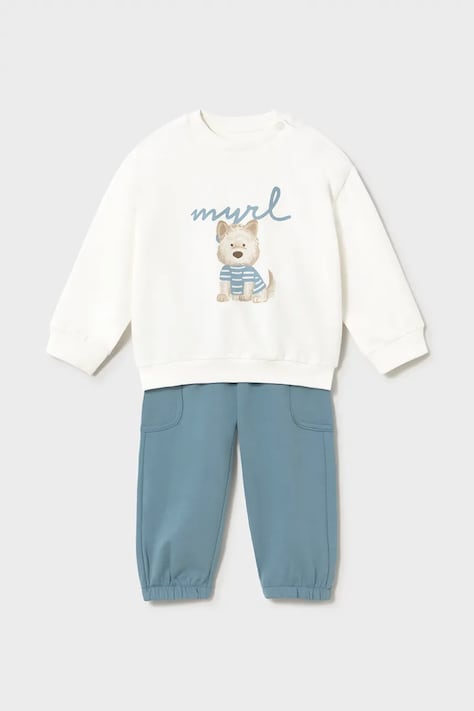 Mayoral dres niemowlęcy kolor niebieski 1832