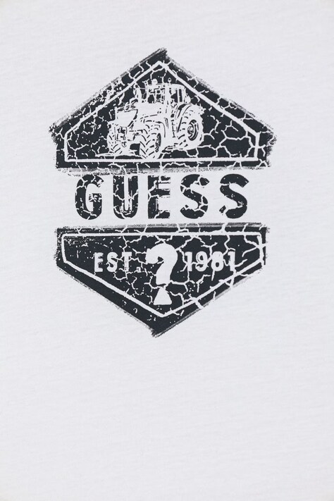 Guess komplet bawełniany dziecięcy kolor żółty N6RG05 K8HM4