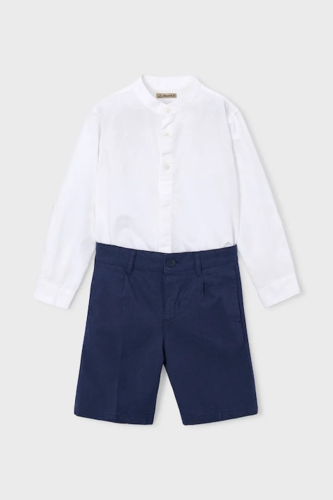 Детский комплект с примесью льна Mayoral цвет белый 3216