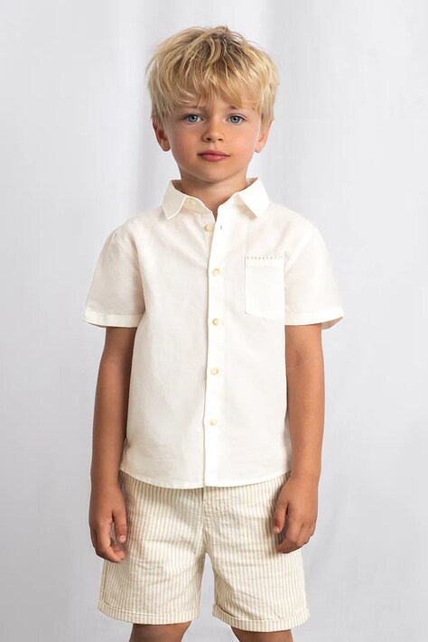 Σετ βρεφικών σεντονιών Mayoral χρώμα: μπεζ, 3217