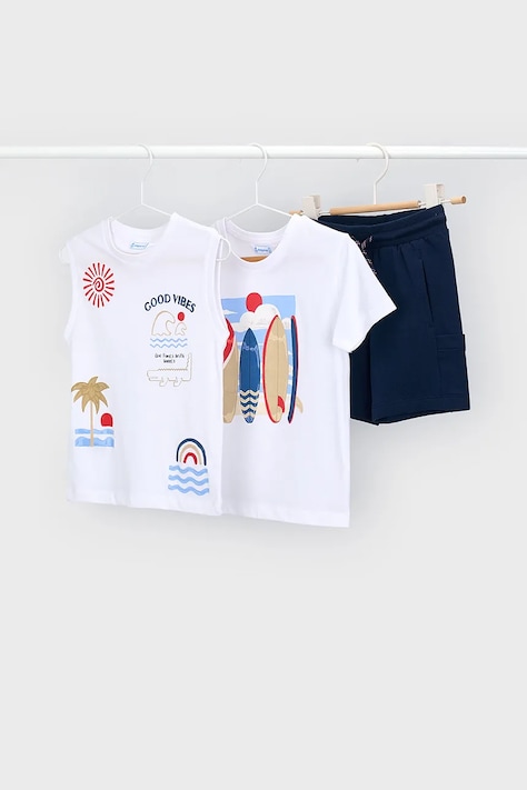 Pamučna dječja trenirka Mayoral boja: tamno plava, 3603