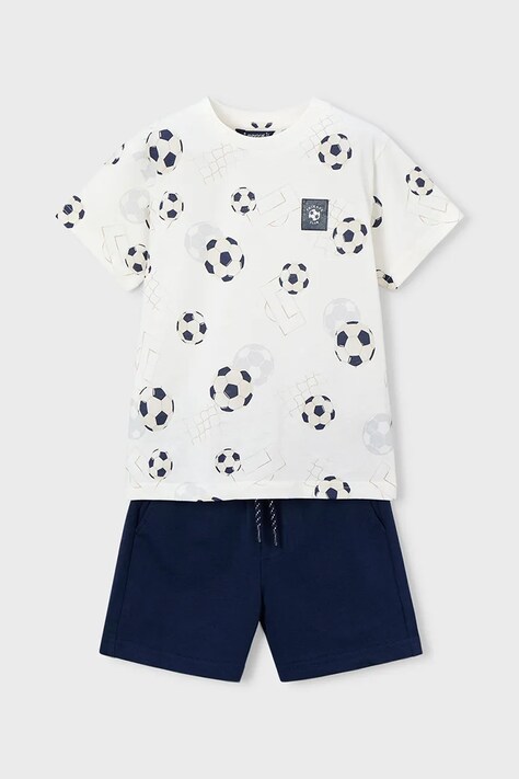 Παιδικό βαμβακερό σετ Mayoral χρώμα: μπλε, 3607