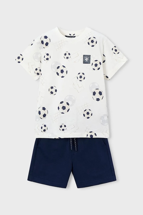 Παιδικό βαμβακερό σετ Mayoral χρώμα: μπλε, 3607