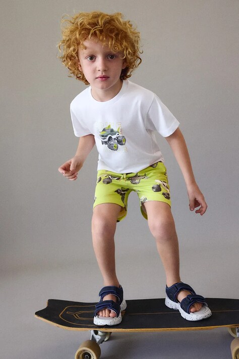 Παιδικό βαμβακερό σετ Mayoral χρώμα: πράσινο, 3607