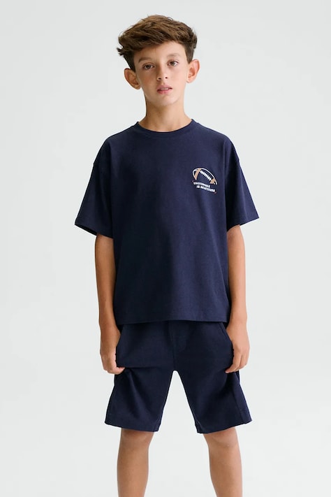 Παιδικό βαμβακερό σετ Mayoral χρώμα: ναυτικό μπλε, 6689