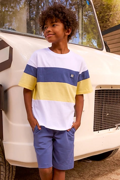 Pamučna dječja trenirka Mayoral boja: plava, 6691