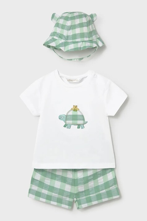 Σετ μωρού Mayoral Newborn χρώμα: πράσινο, 1276