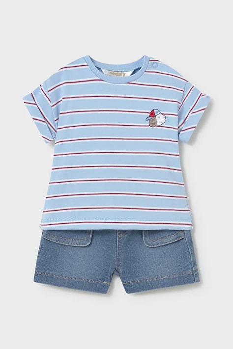 Mayoral Newborn komplet niemowlęcy kolor niebieski 1284