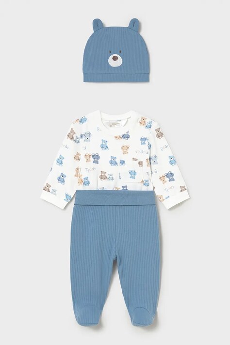 Mayoral Newborn komplet niemowlęcy kolor niebieski 1504